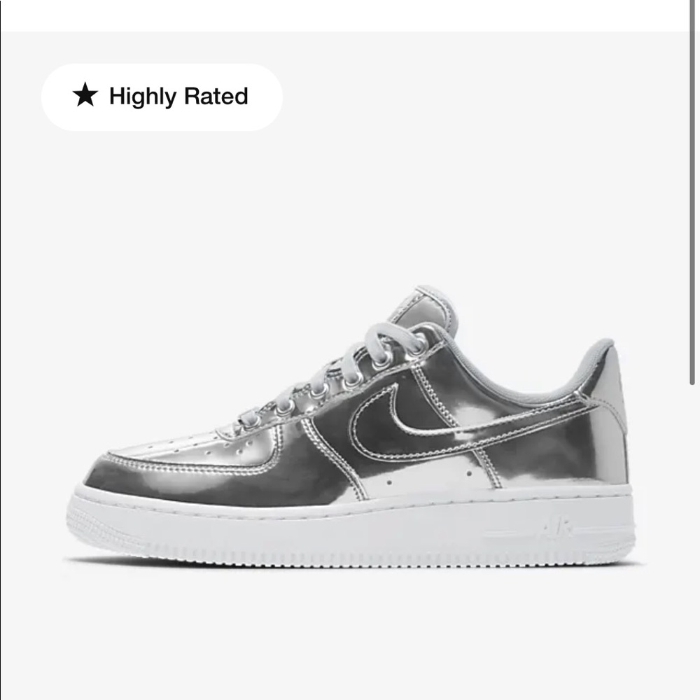 Air Force 1 SP Chrome 8.5 NWT